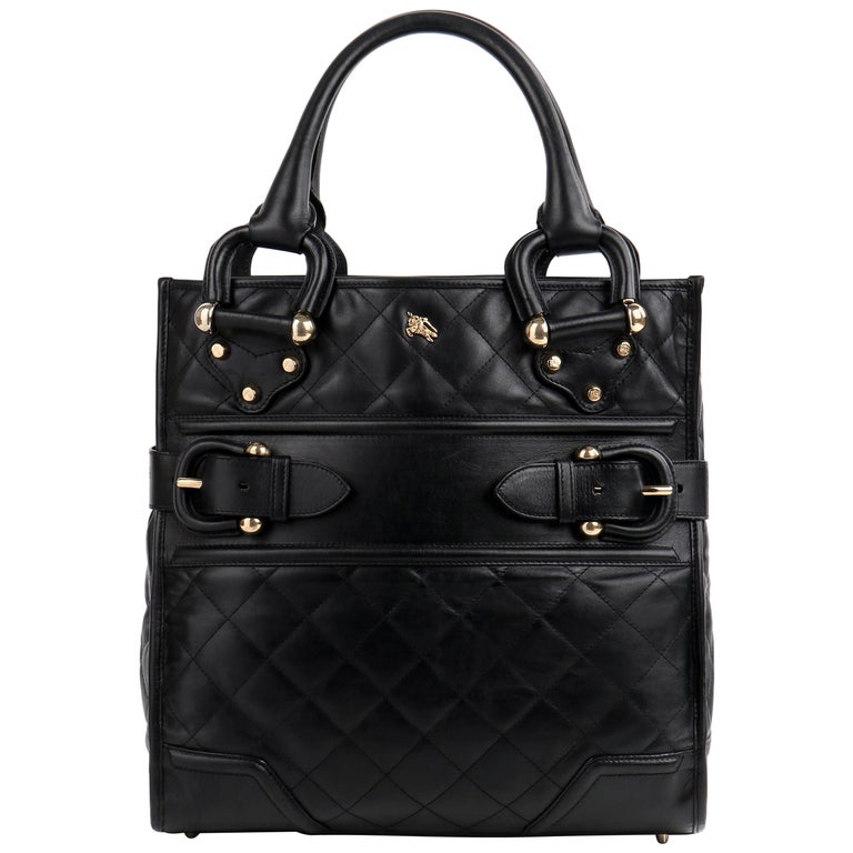 BURBERRY Prorsum Manor Style Quilted Top Handle Buckle Detail Handbag Purse  at 1stDibs | burberry manor bag, burberry prorsum bag, burberry prorsum  purse