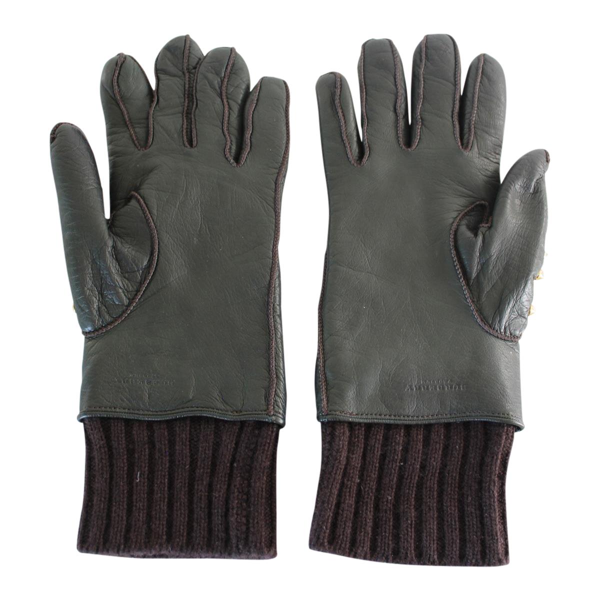 burberry mens studded gloves