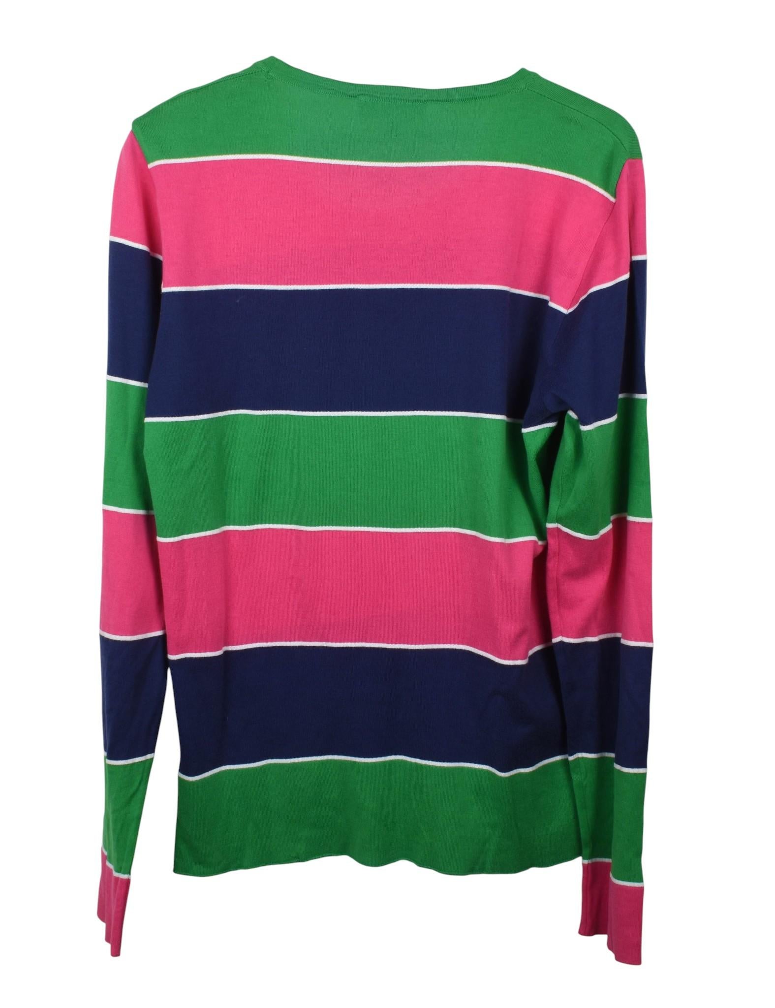 Burberry Prorsum Hommes Top Sweatshirt rayé Taille M, S1700 Pour hommes en vente