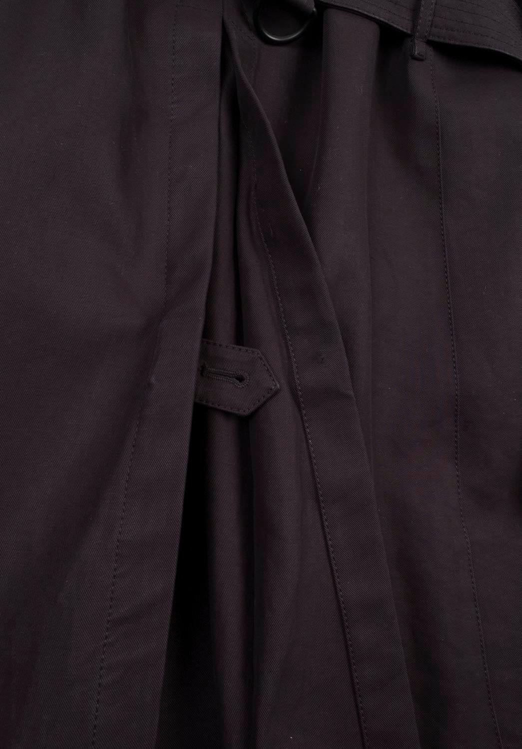 Burberry Prorsum Men Trench Coat, Runway, Size ITA 46 (S/M), S604 For Sale 2