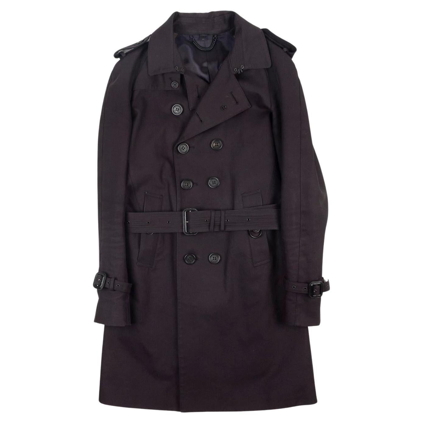 Burberry Prorsum Men Trench Coat, Runway, Size ITA 46 (S/M), S604 For Sale