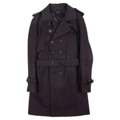 Used Burberry Prorsum Men Trench Coat, Runway, Size ITA 46 (S/M), S604