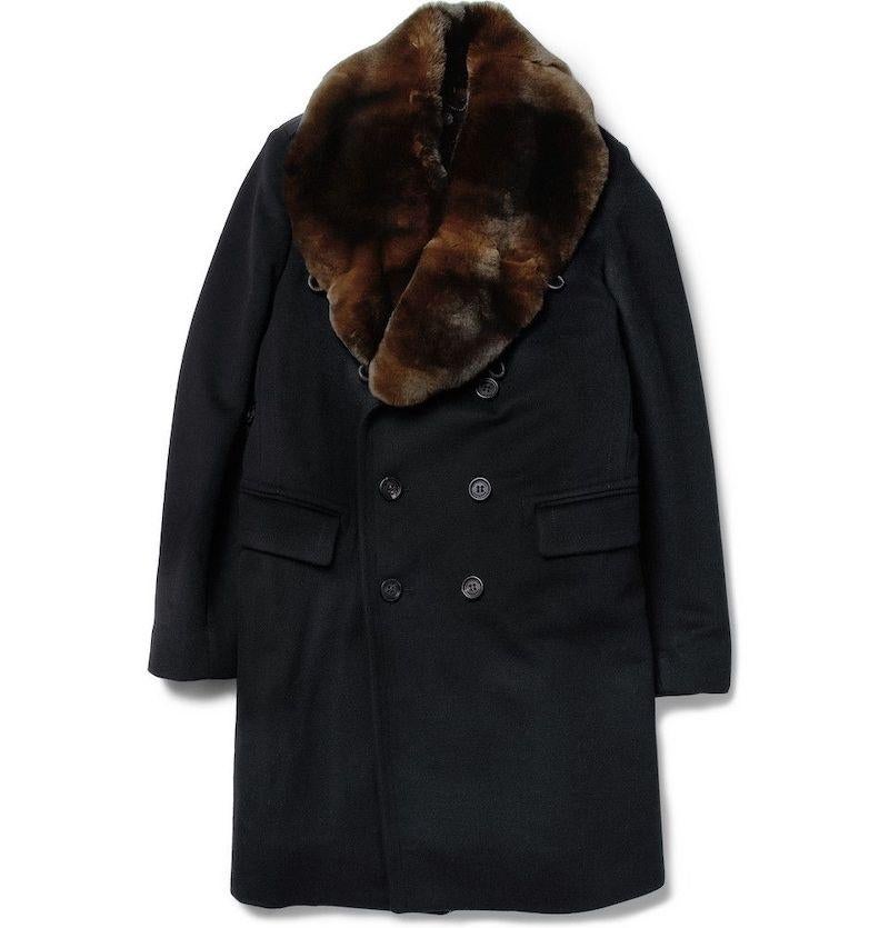 burberry fur coat