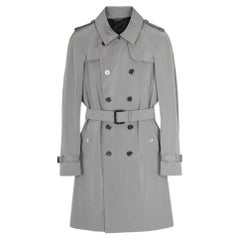 Trench grigio da uomo Burberry Prorsum, taglia IT50 M/L, circa 2010