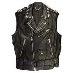 Burberry Prorsum Men's "Spikes Studded" Vest IT 50