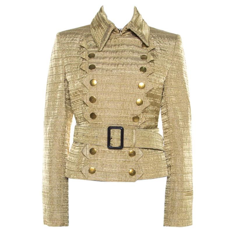burberry sweater gold