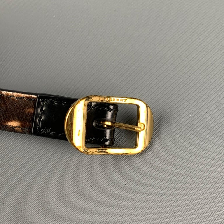 Burberry, Accessories, Burberry Authentic Horse Buckle Leather Belt
