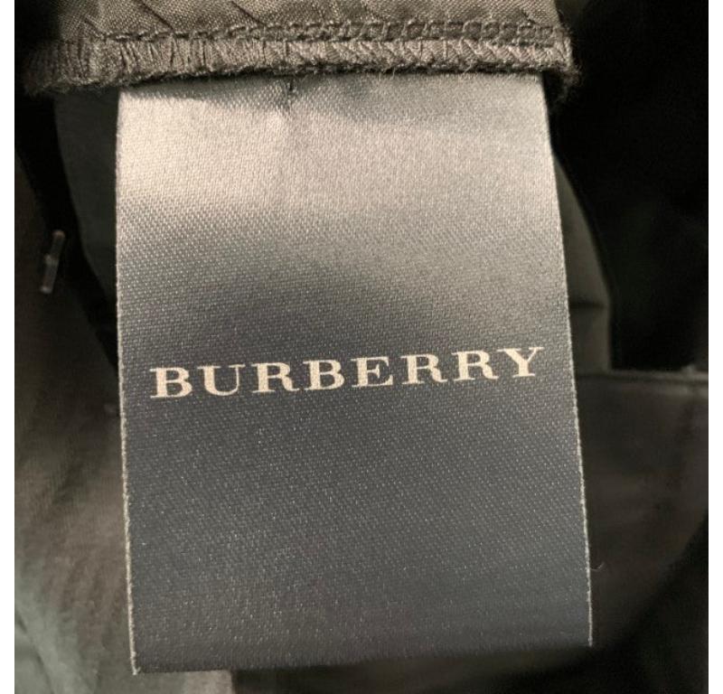 Men's BURBERRY PRORSUM Size 36 Black Solid Polyester Zip Fly Dress Pants For Sale
