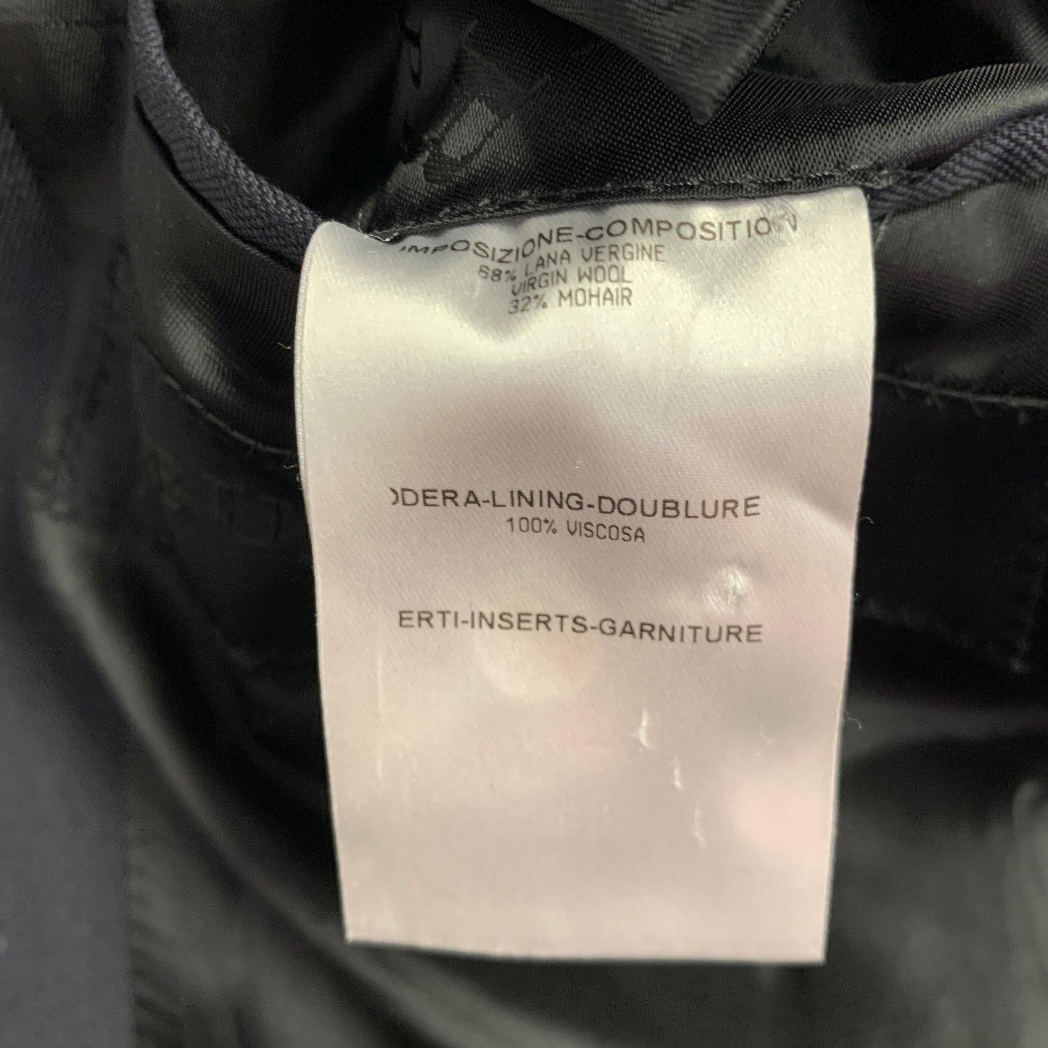 BURBERRY PRORSUM Size 36 Black Virgin Wool Mohair Sport Coat For Sale 4