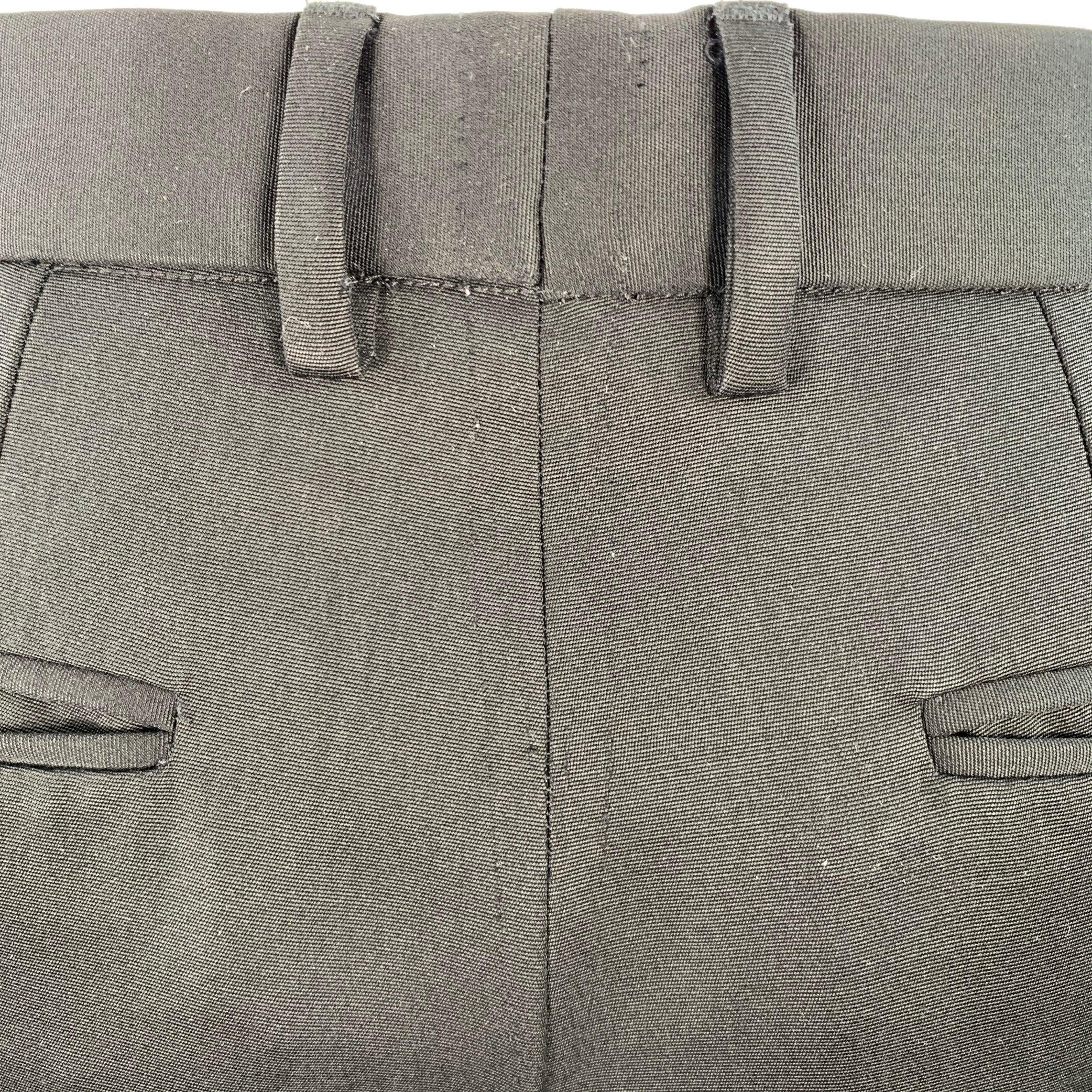 Burberry Prorsum Taille 36 Costume noir en laine mohair soie à revers échancré en vente 1
