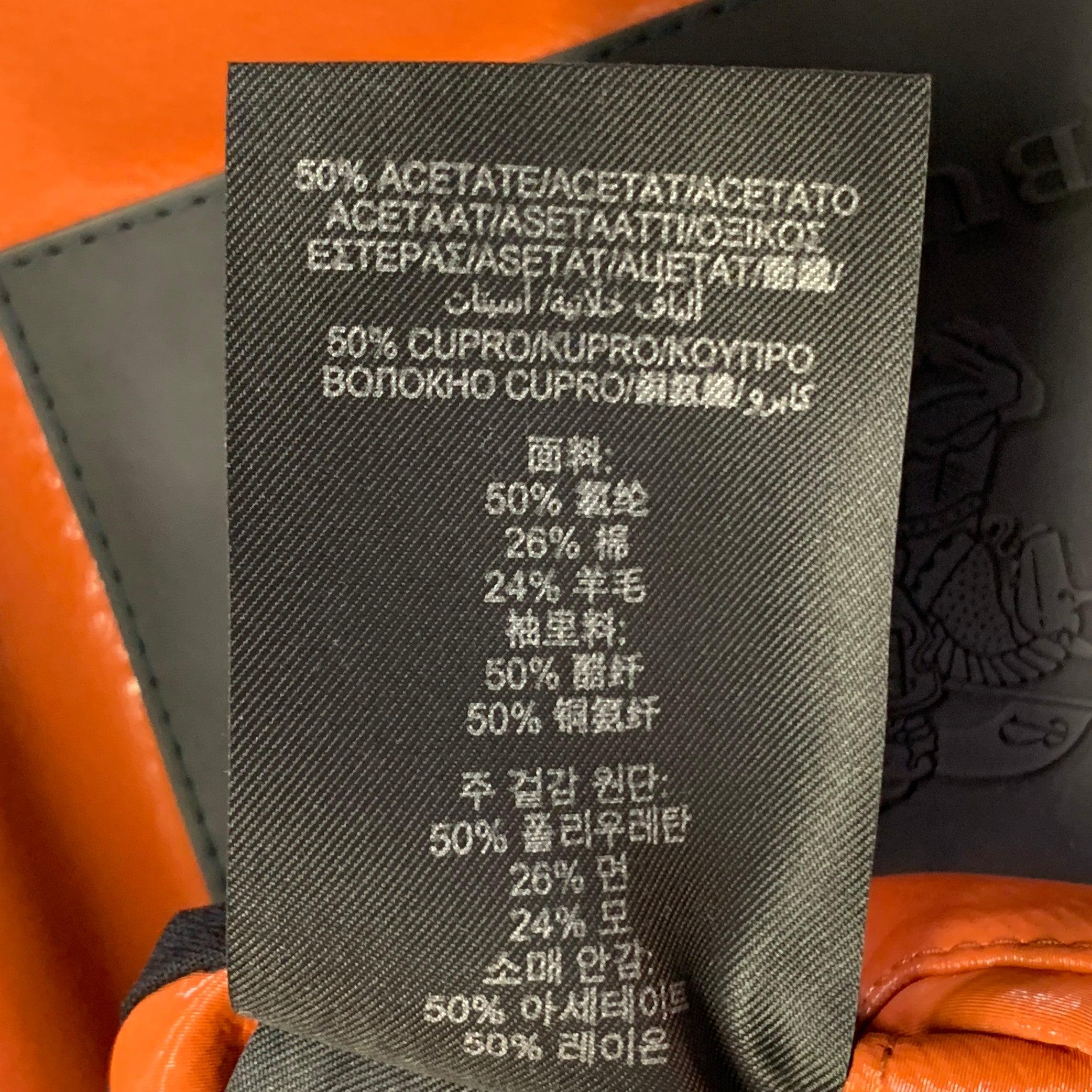 Burberry Prorsum taglia 40 arancione in misto polietilene con cintura per la pioggia in vendita 2
