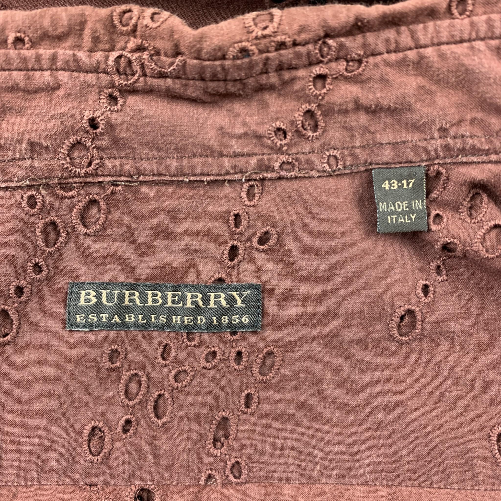 burberry purple tie