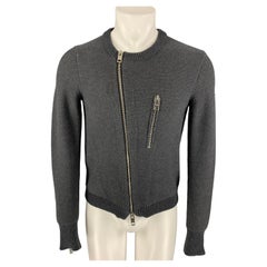 Used BURBERRY PRORSUM Spring 2011 Size S Grey Merino Wool / Cotton Jacket