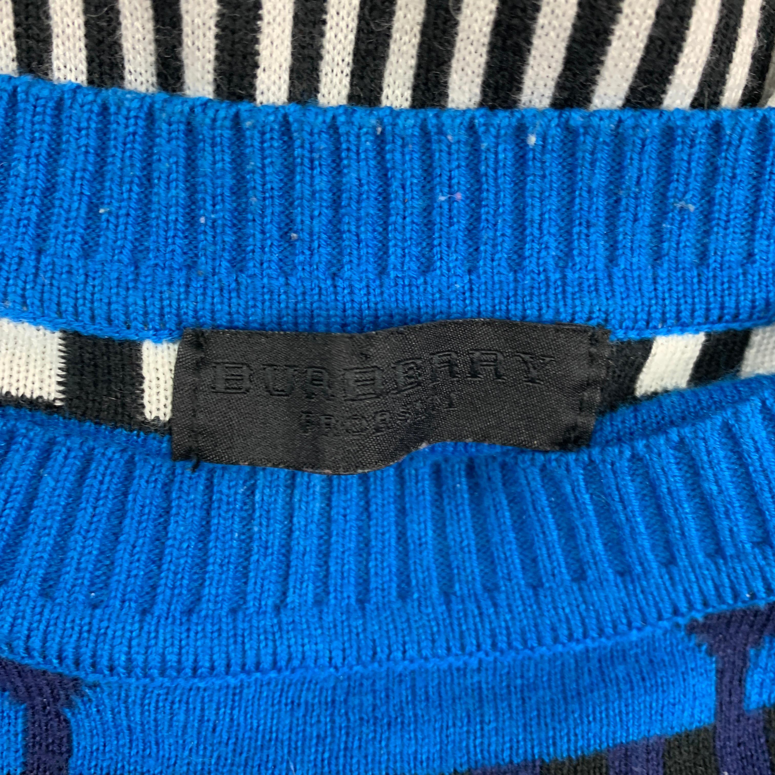 BURBERRY PRORSUM Spring 2012 Size M Multi-Color Wool / Cashmere Sweater 1