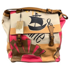 BURBERRY PRORSUM Frühjahr 2015 Pebble Grain Graphic Multi-Color Tasche
