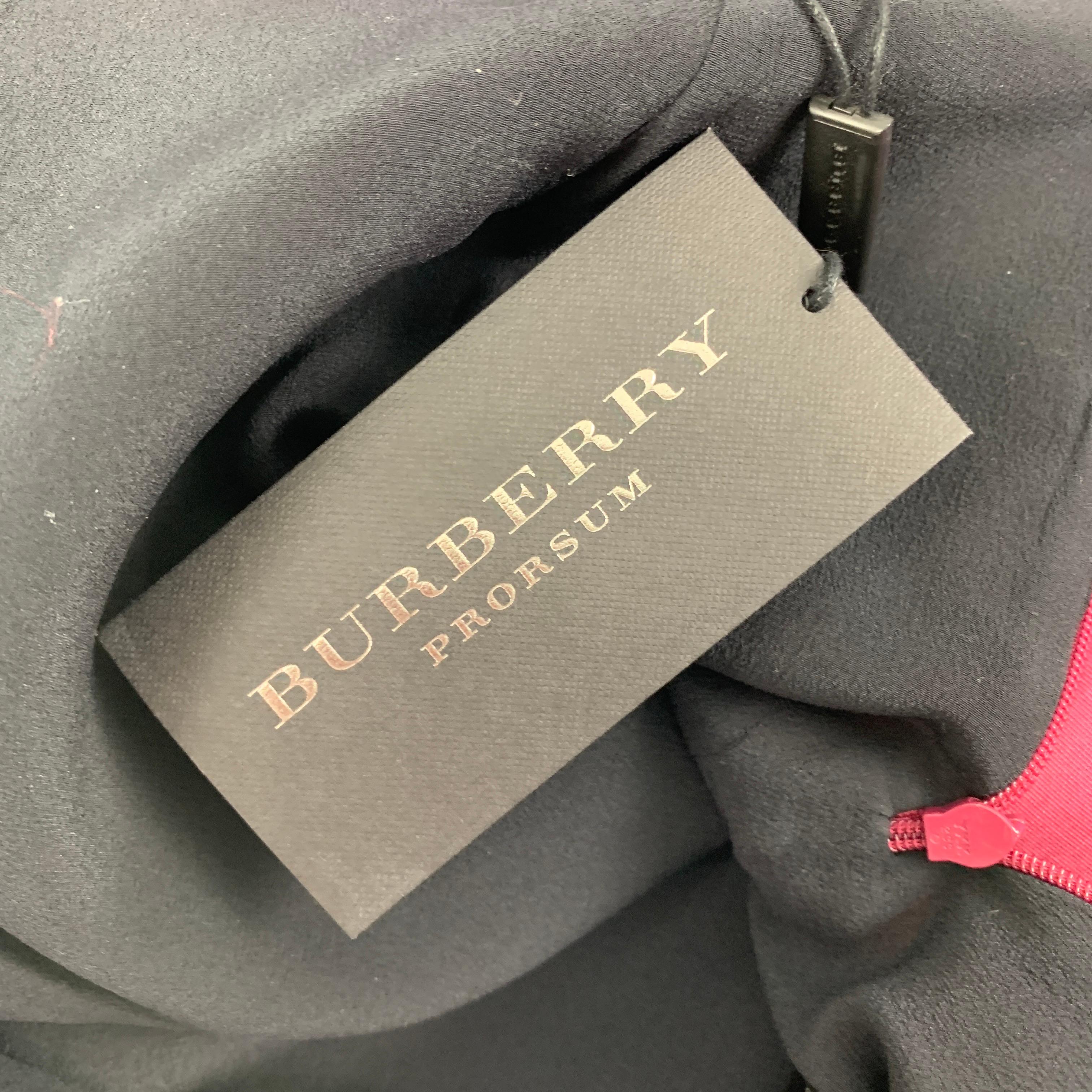 Women's BURBERRY PRORSUM Spring 2015 Size 4 Multi-Color Silk / Cotton Abstract Skirt