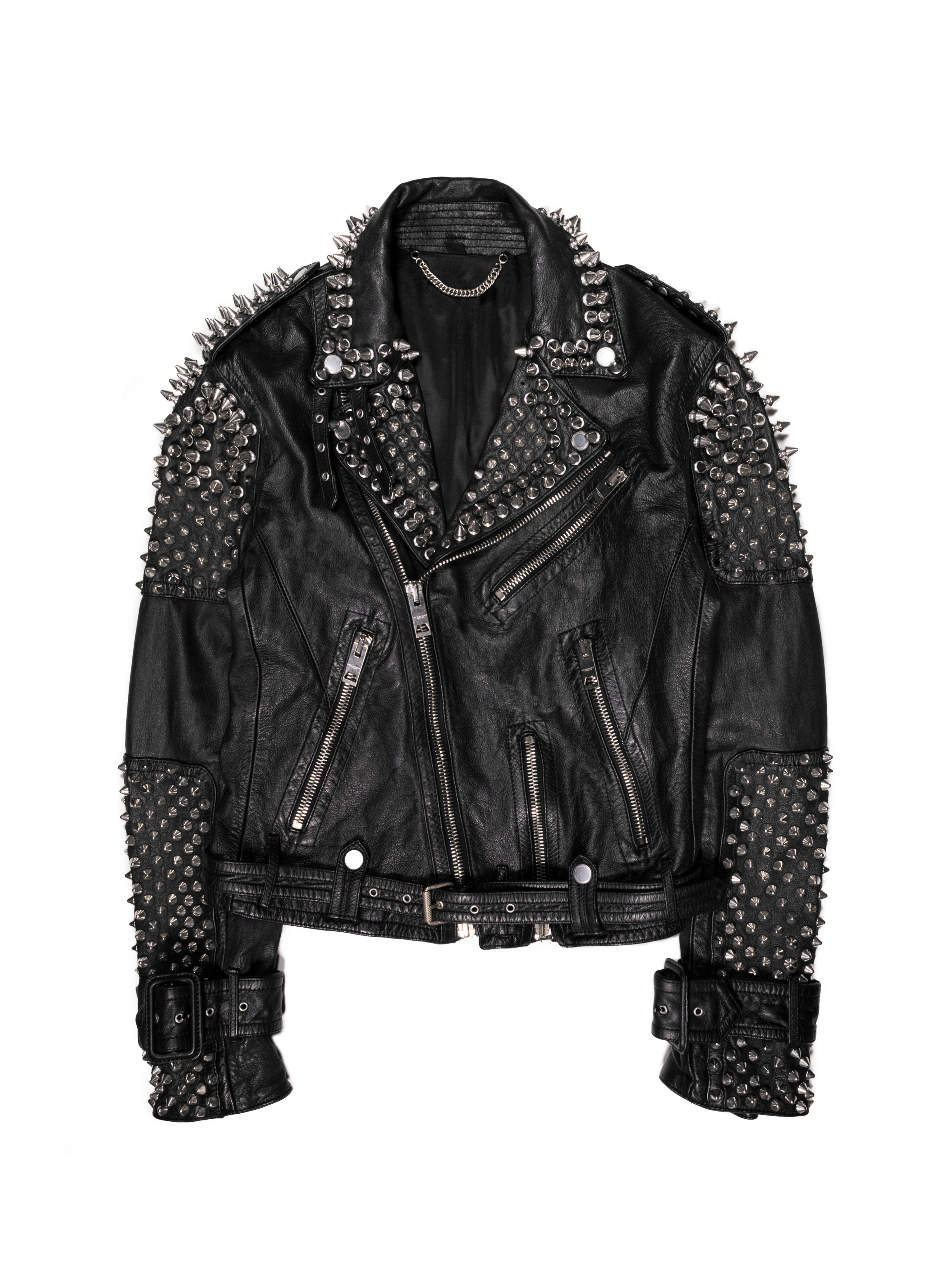 Burberry Prorsum SS2011 Studded Biker Jacket For Sale at 1stDibs