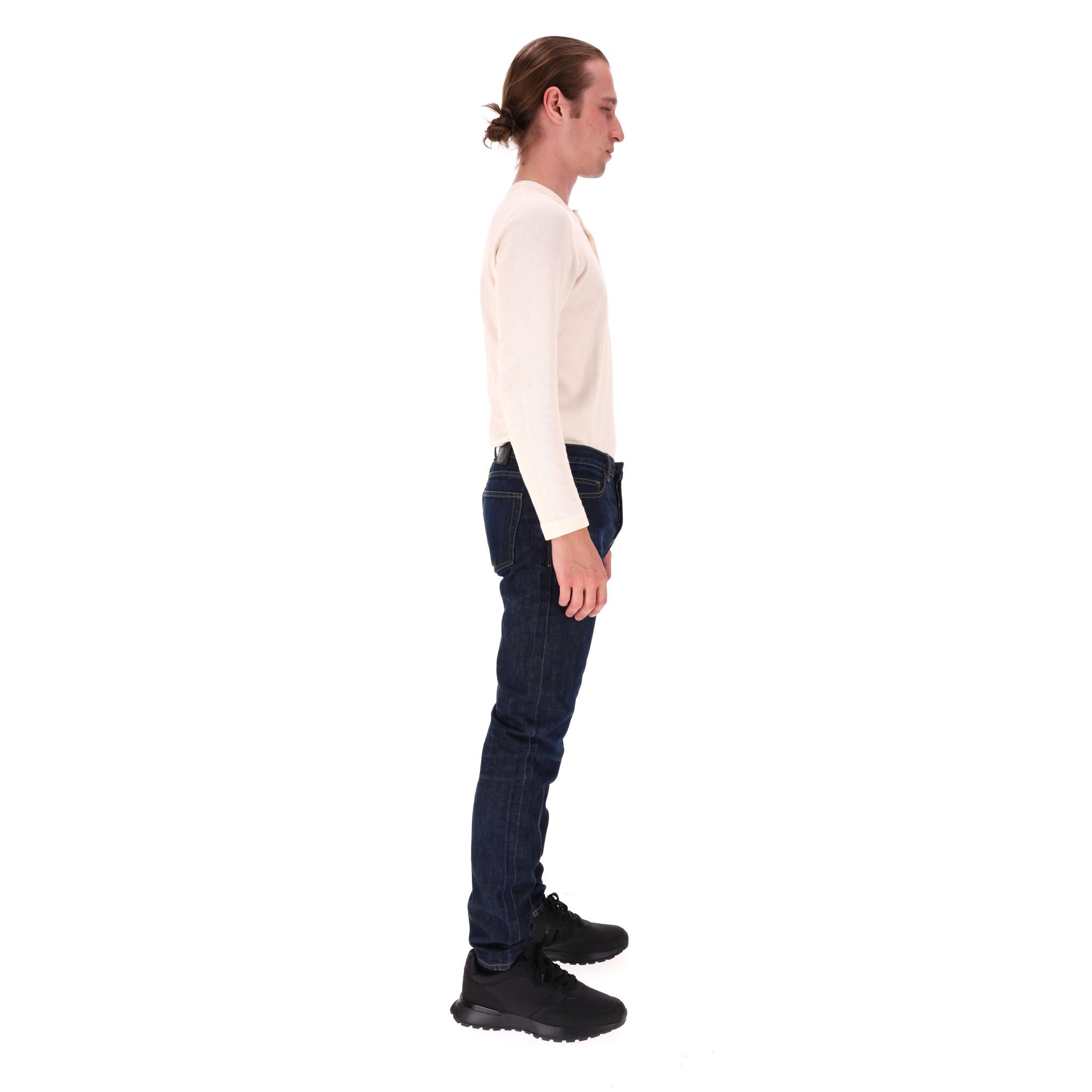 Noir Burberry Prorsum Straight-Leg Jeans en vente