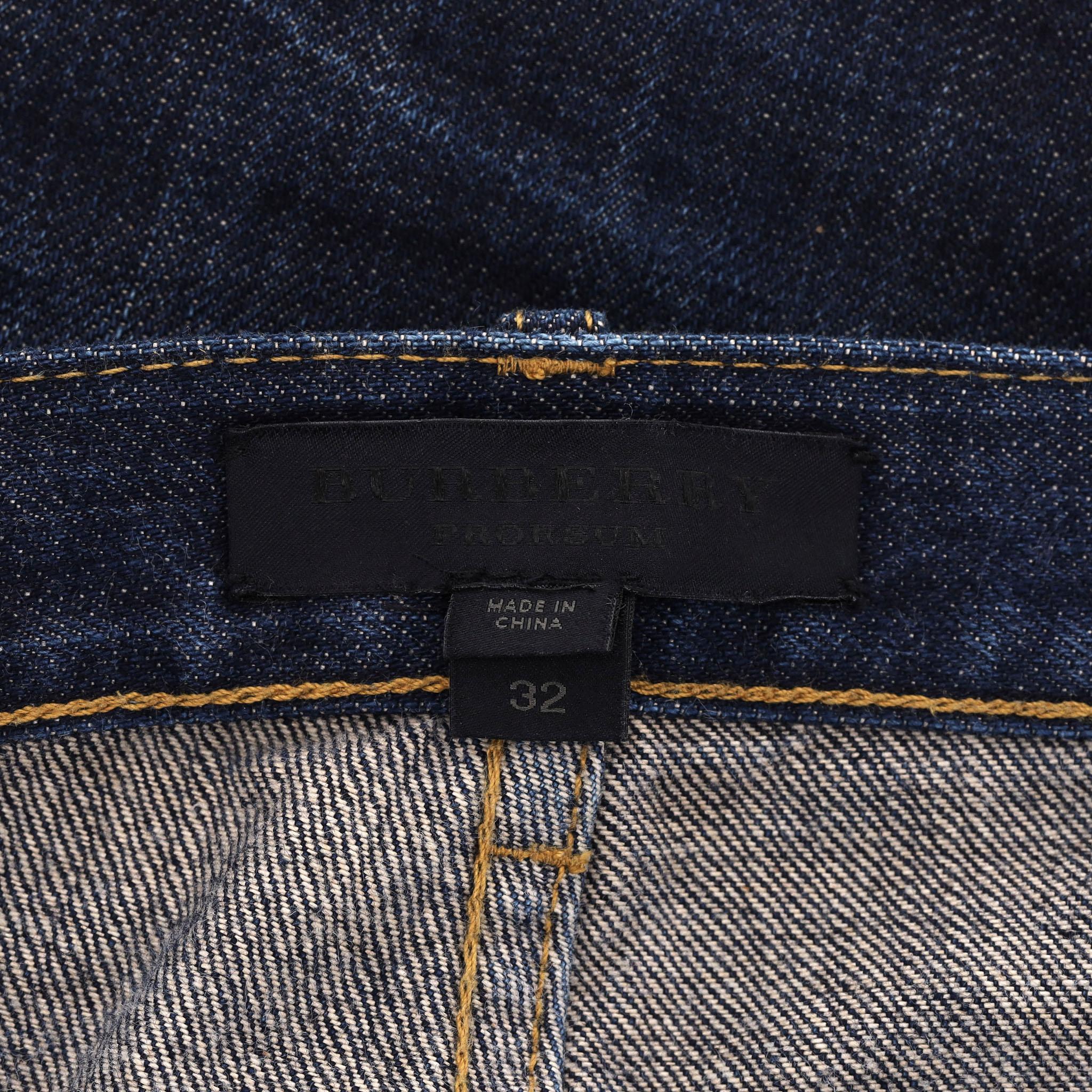 Burberry Prorsum Straight-Leg Jeans en vente 1