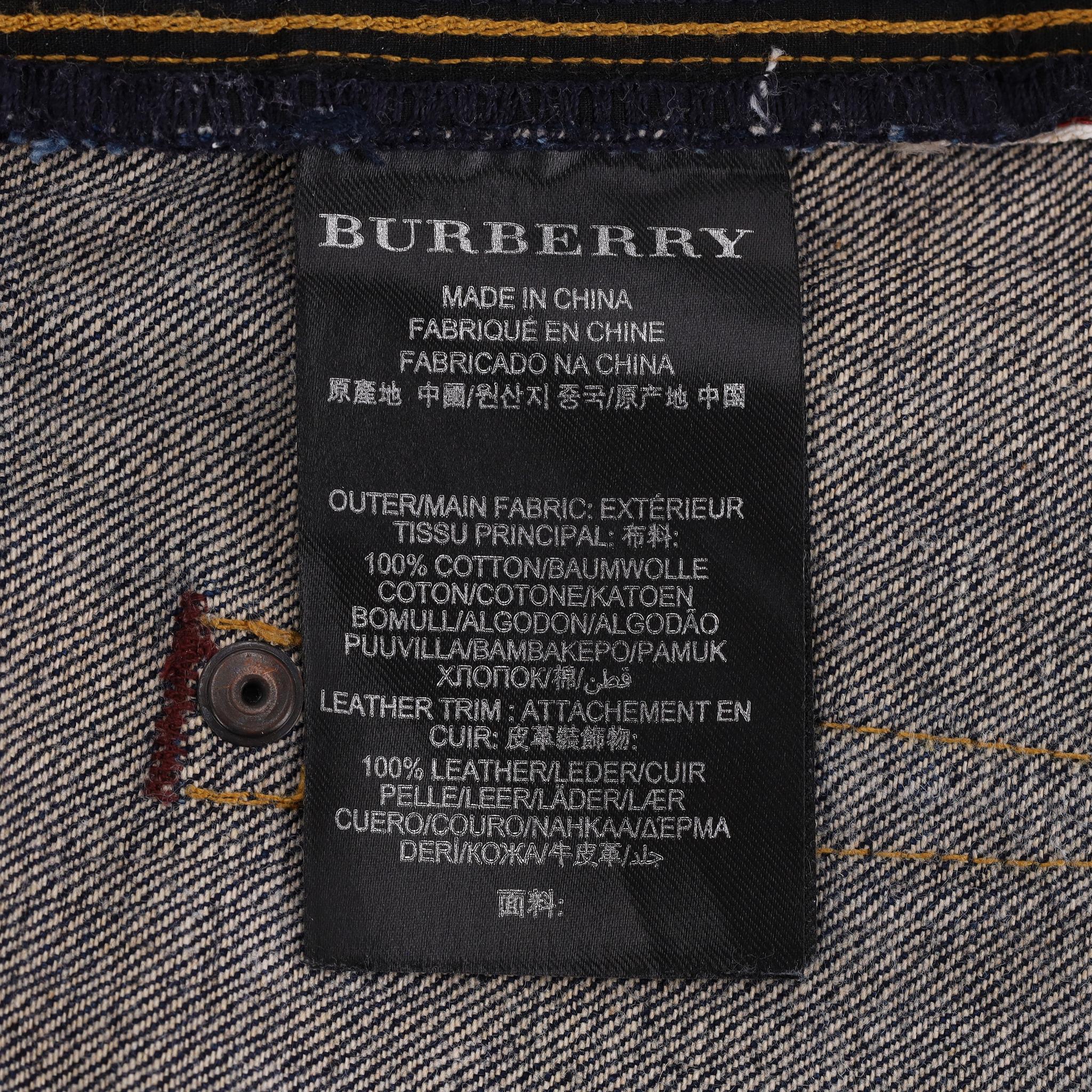 Burberry Prorsum Straight-Leg Jeans en vente 3