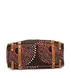 Borsa Tote in tela e pelle Burberry Prorsum Sunburburst.