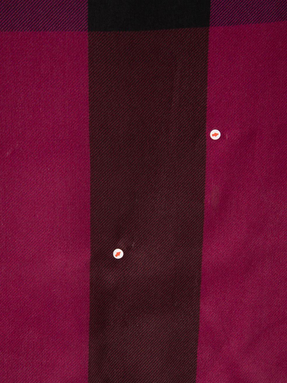 Burberry Purple Checkered Scarf 1