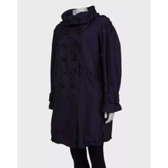 Burberry Purple Double-Breasted Coat IT42 M