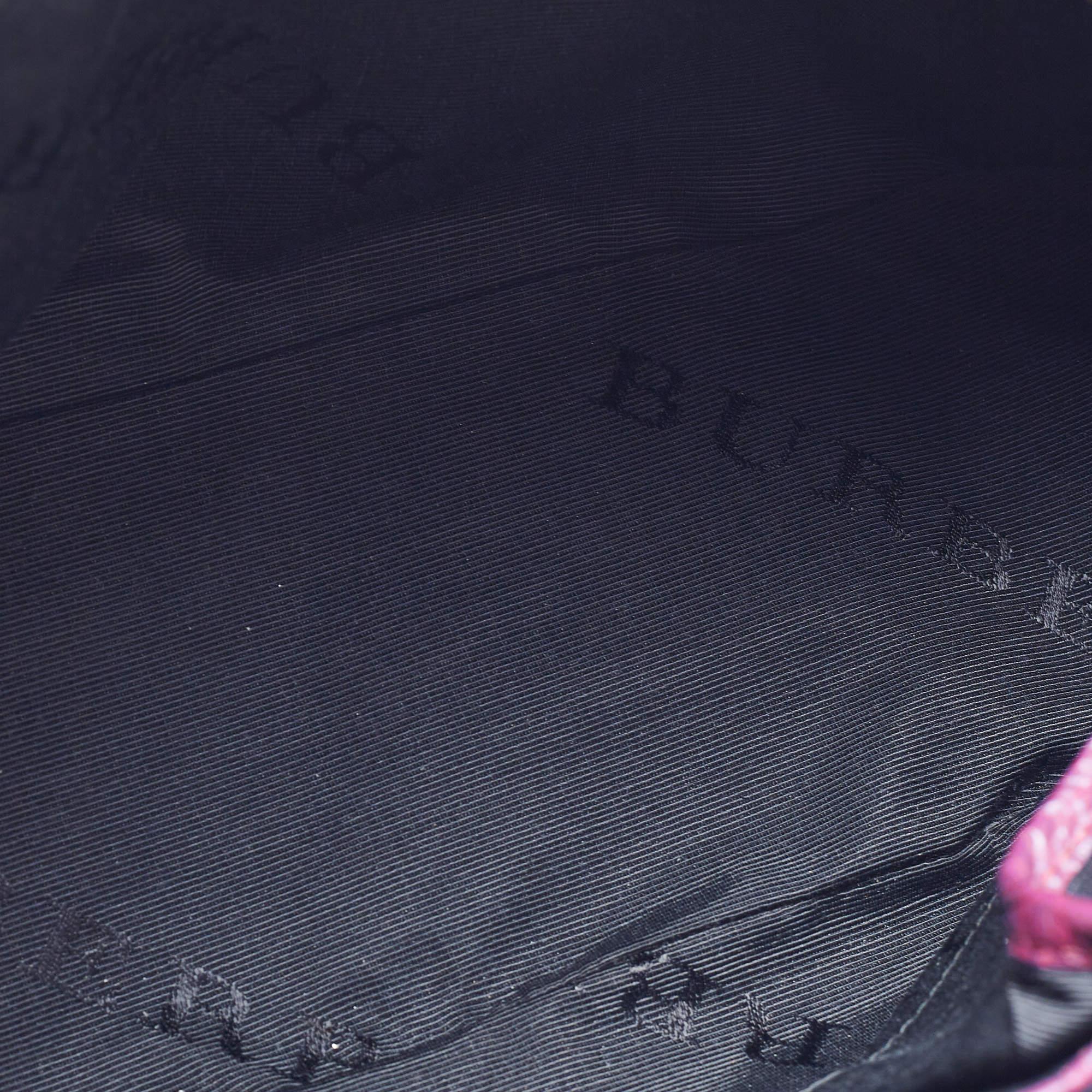 Burberry Purple Leather Orchard Bowler Bag 4