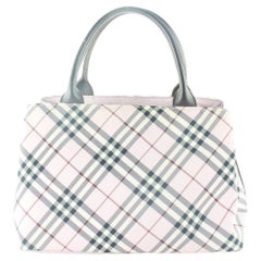 Burberry Purple-Pink Nova Check Hand Bag 2BUR918K