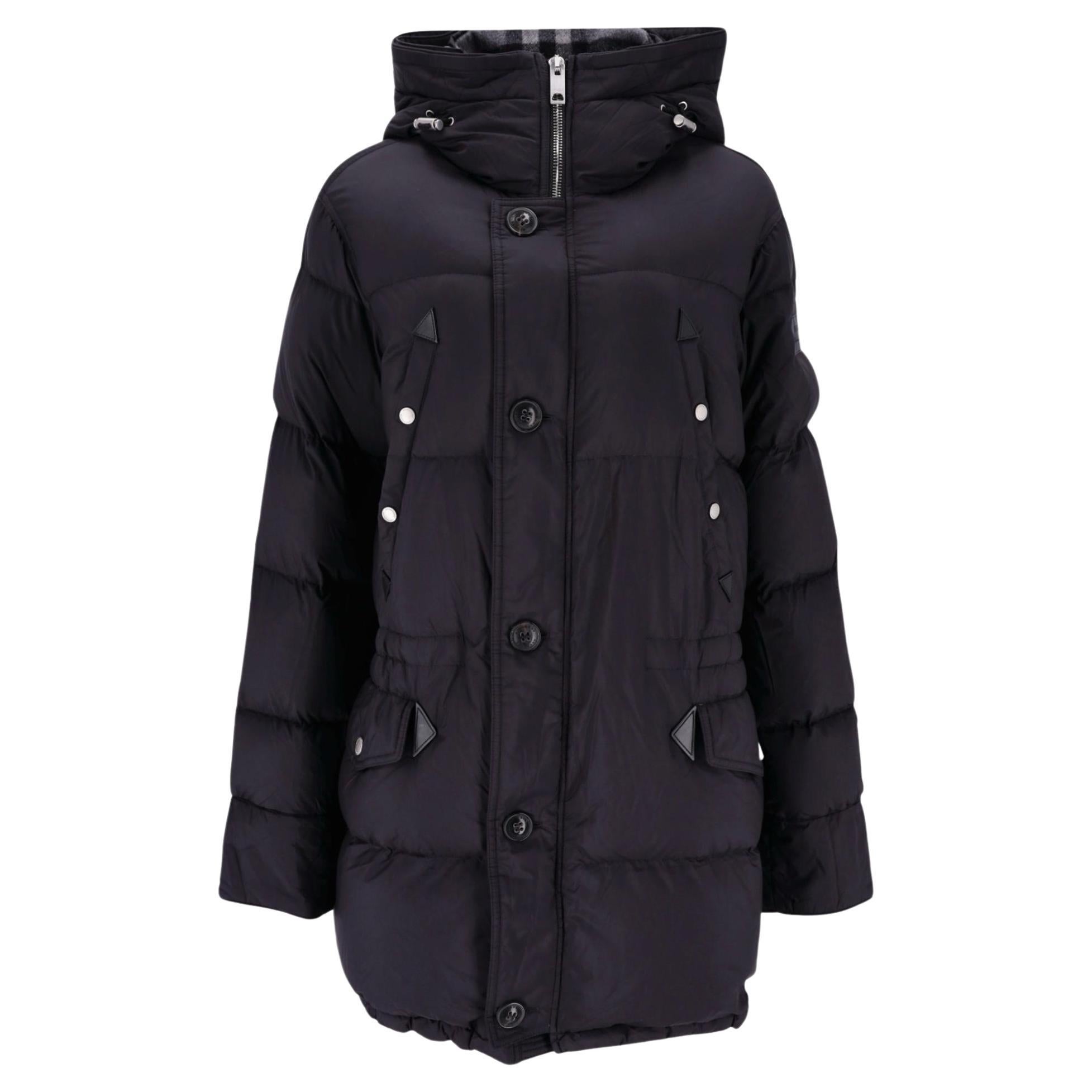 Burberry Quilted Down Puffer Coat/Jacket For Sale