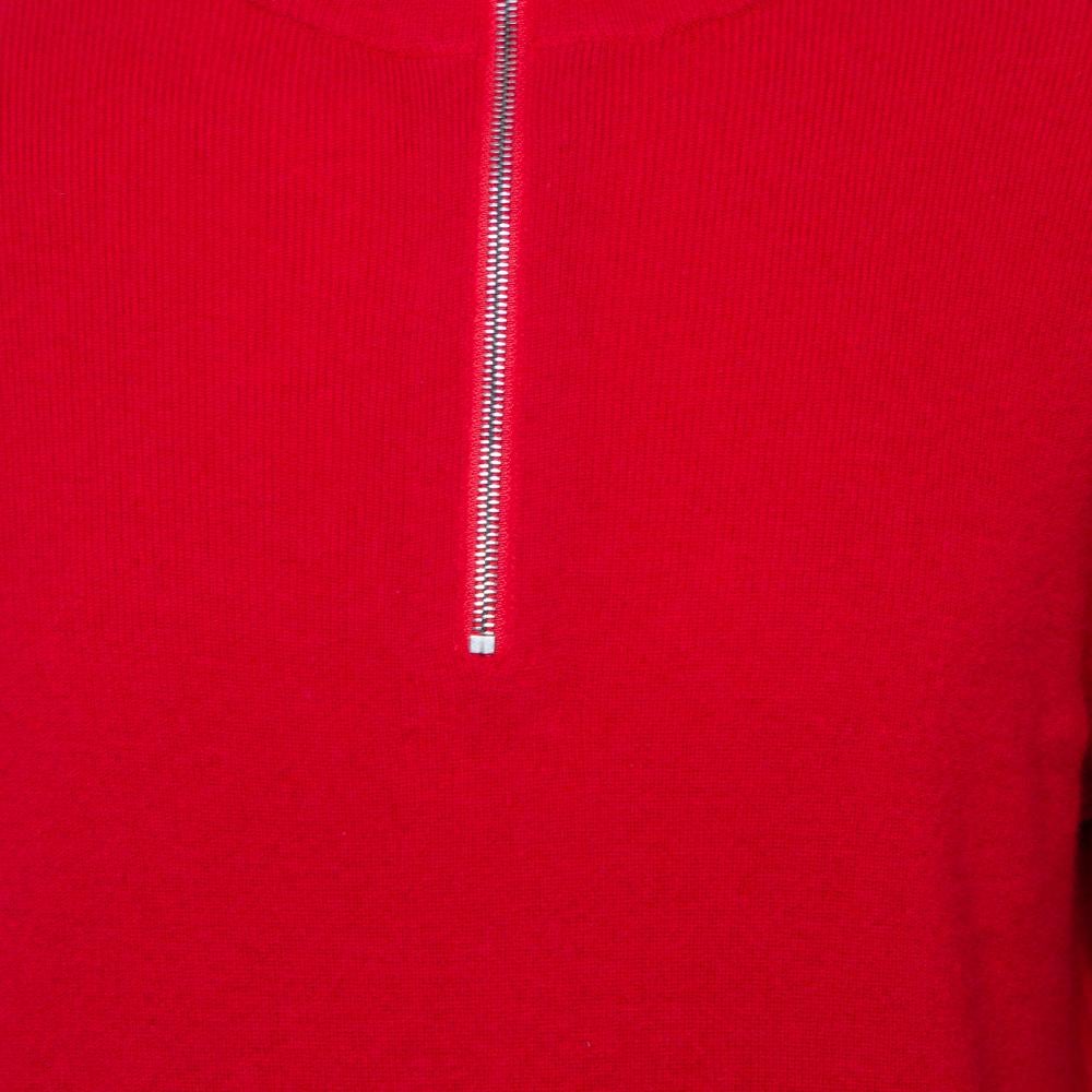 burberry red sweater