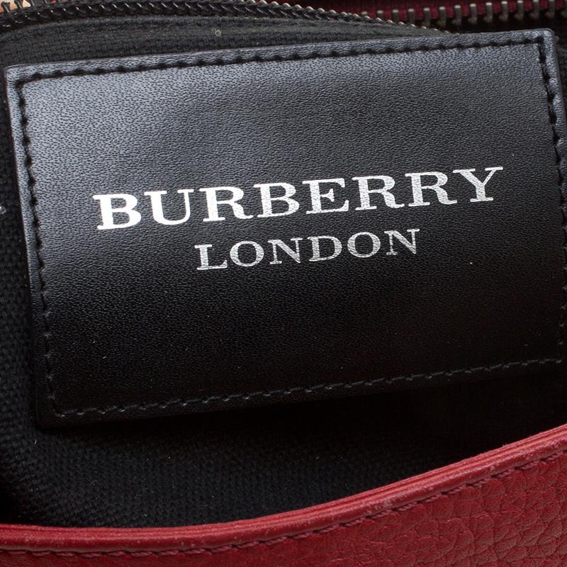 Burberry Red Leather Pochette Shoulder Bag 1