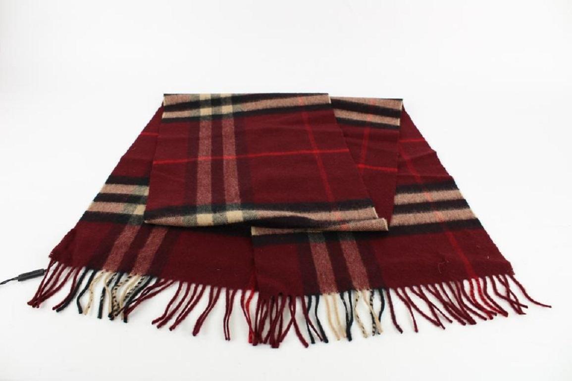 burberry red scarf