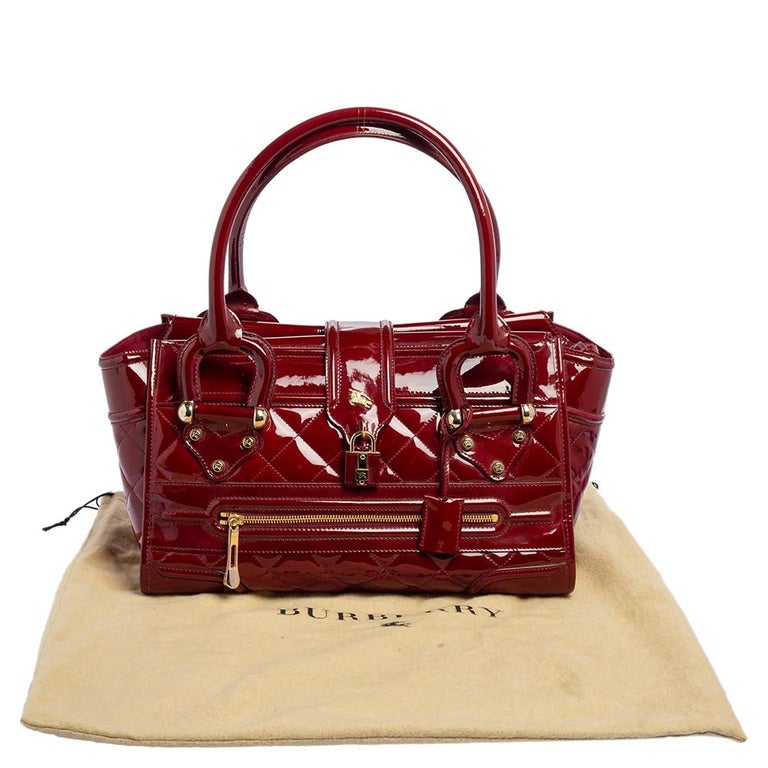 Dolce and Gabbana Red Ayers and Leather Large Miss Sicily Top Handle Bag at  1stDibs