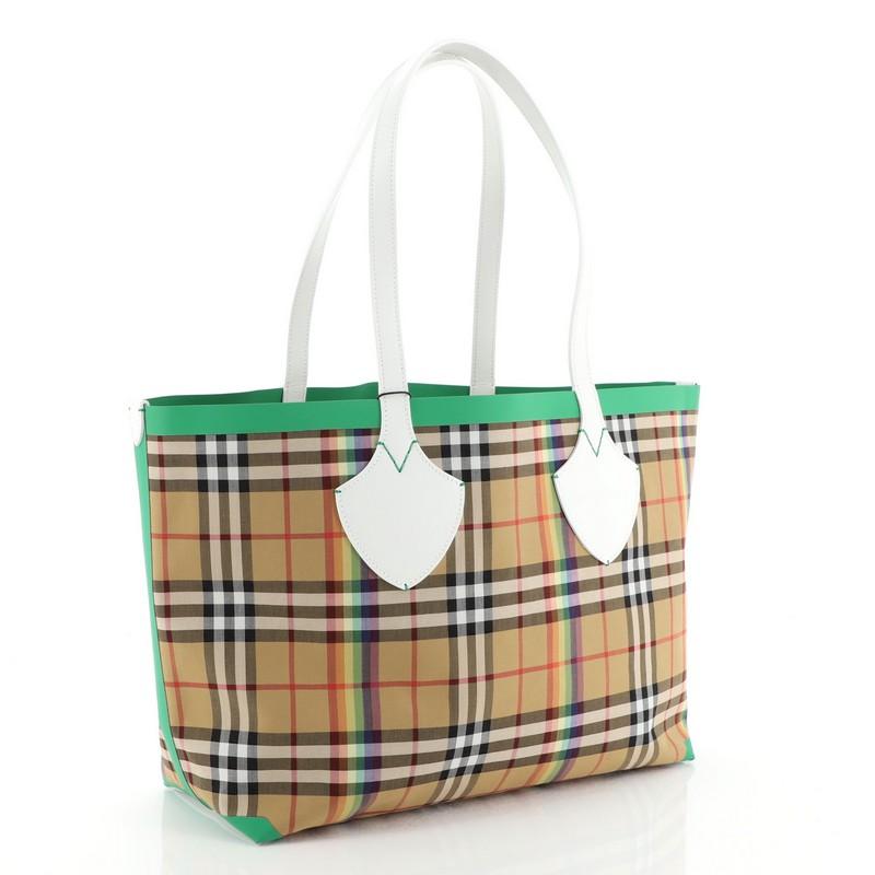 burberry tote rainbow