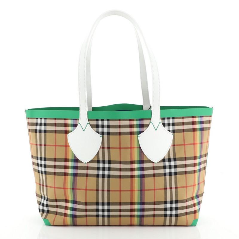 burberry rainbow tote