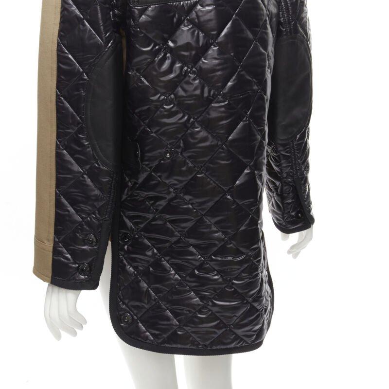 BURBERRY RICCARDO TISCI Harrington biscuit quilted nylon back jacket UK10 M For Sale 4