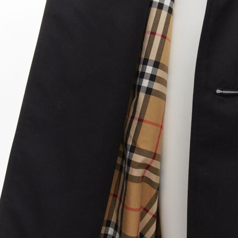 BURBERRY RICCARDO TISCI Long Chelsea Heritage black gabardine trench EU54 XL
Reference: TGAS/C01550
Brand: Burberry
Designer: Riccardo Tisci
Model: The Long Chelsea Heritage
Material: Cotton
Color: Black
Pattern: Solid
Closure: Button
Lining: 