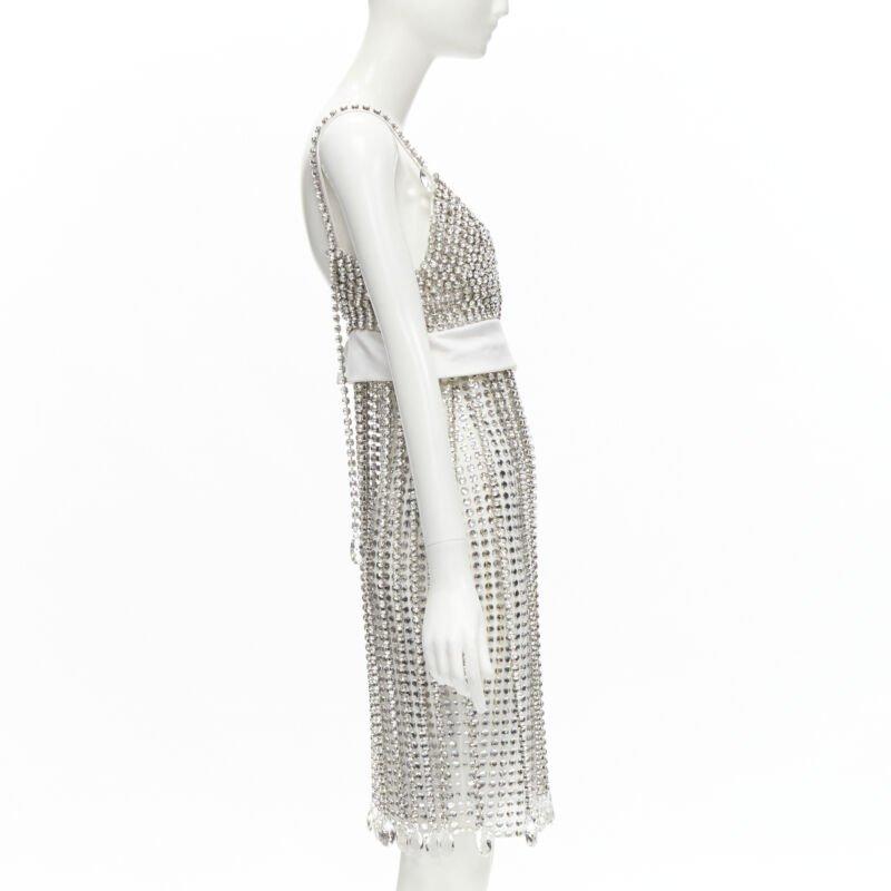 BURBERRY RICCARDO TISCI Vestido flapper de pedrería y cristal de pasarela UK6 S en Excelente estado para la venta en Hong Kong, NT