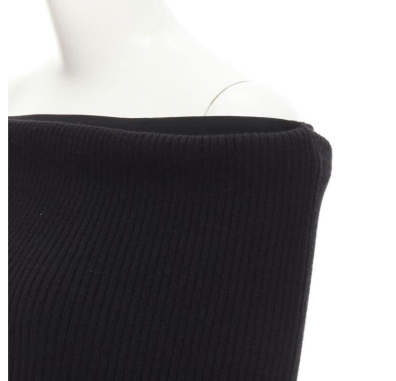 BURBERRY Riccardo Tisci Vestido burbuja de punto acanalado con capullo plegable UK6 XS en venta 2