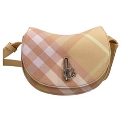 Burberry Rocking Horse Crossbody Bag — Beige