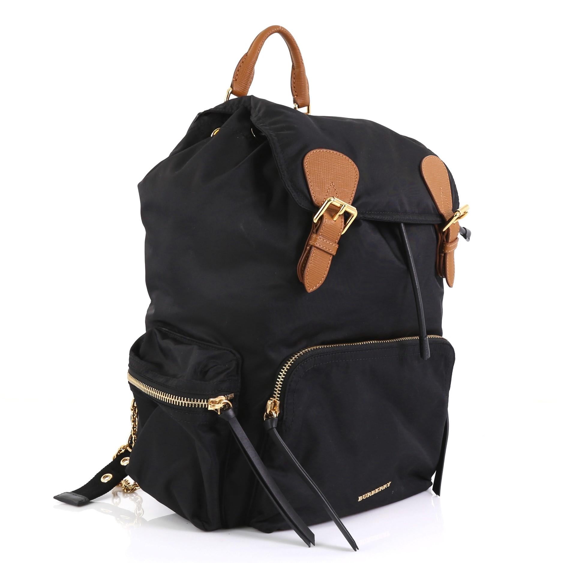 burberry rucksack backpack large