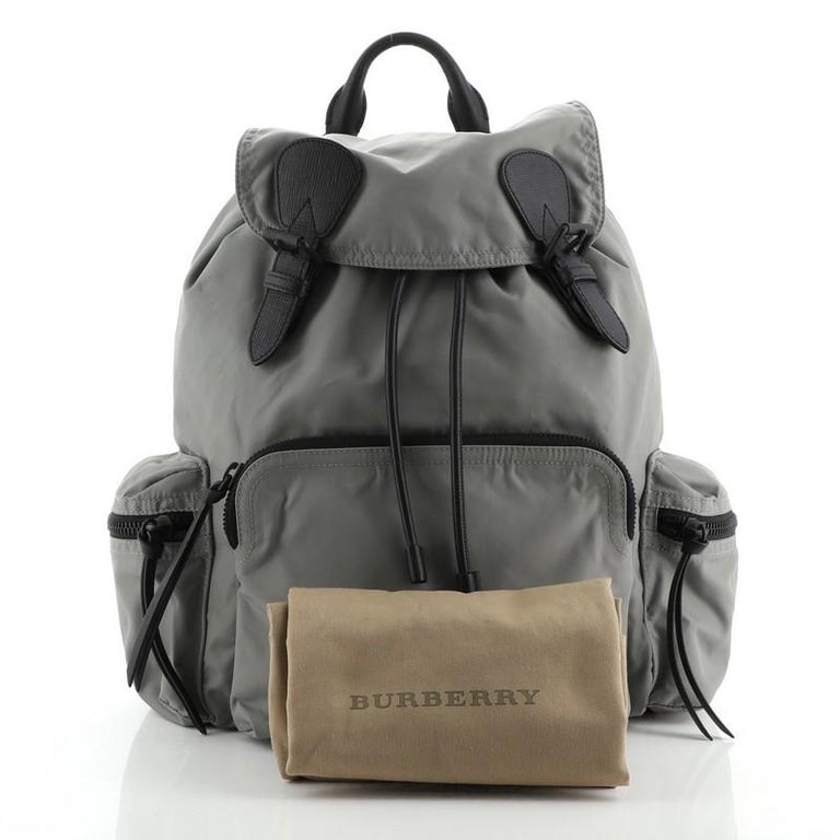 Burberry Rucksack Backpack Nylon with Leather Medium at 1stDibs | burberry  medium nylon backpack