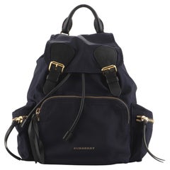 Burberry Rucksack Backpack Nylon with Leather Medium