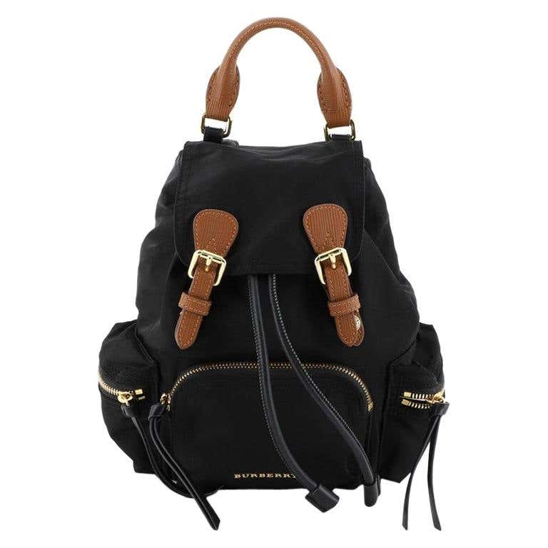 Burberry Rucksack Backpack Nylon with Leather Small at 1stDibs ...
