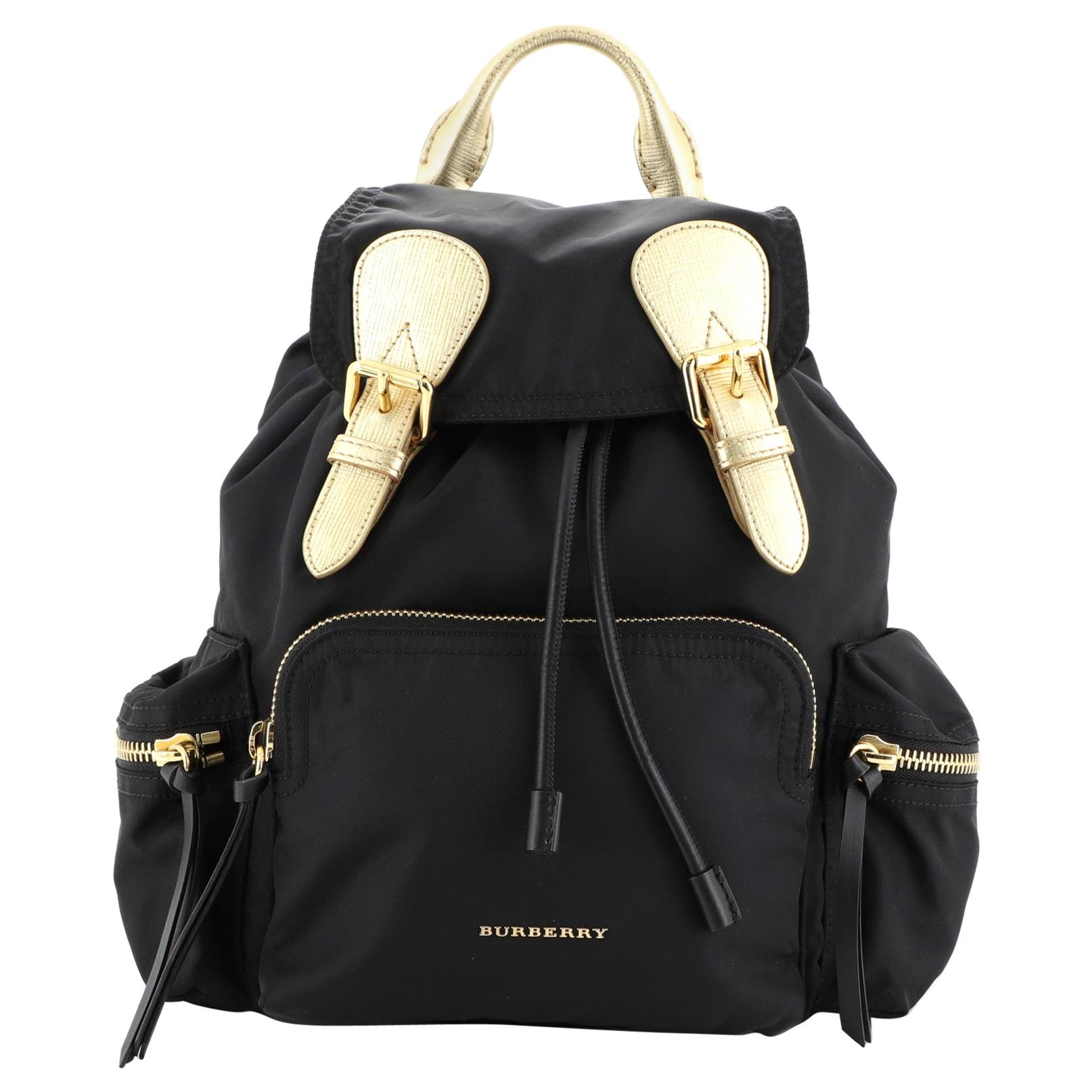 Burberry Rucksack Backpack Nylon with Leather Small at 1stDibs | burberry  small rucksack, burberry rucksack small