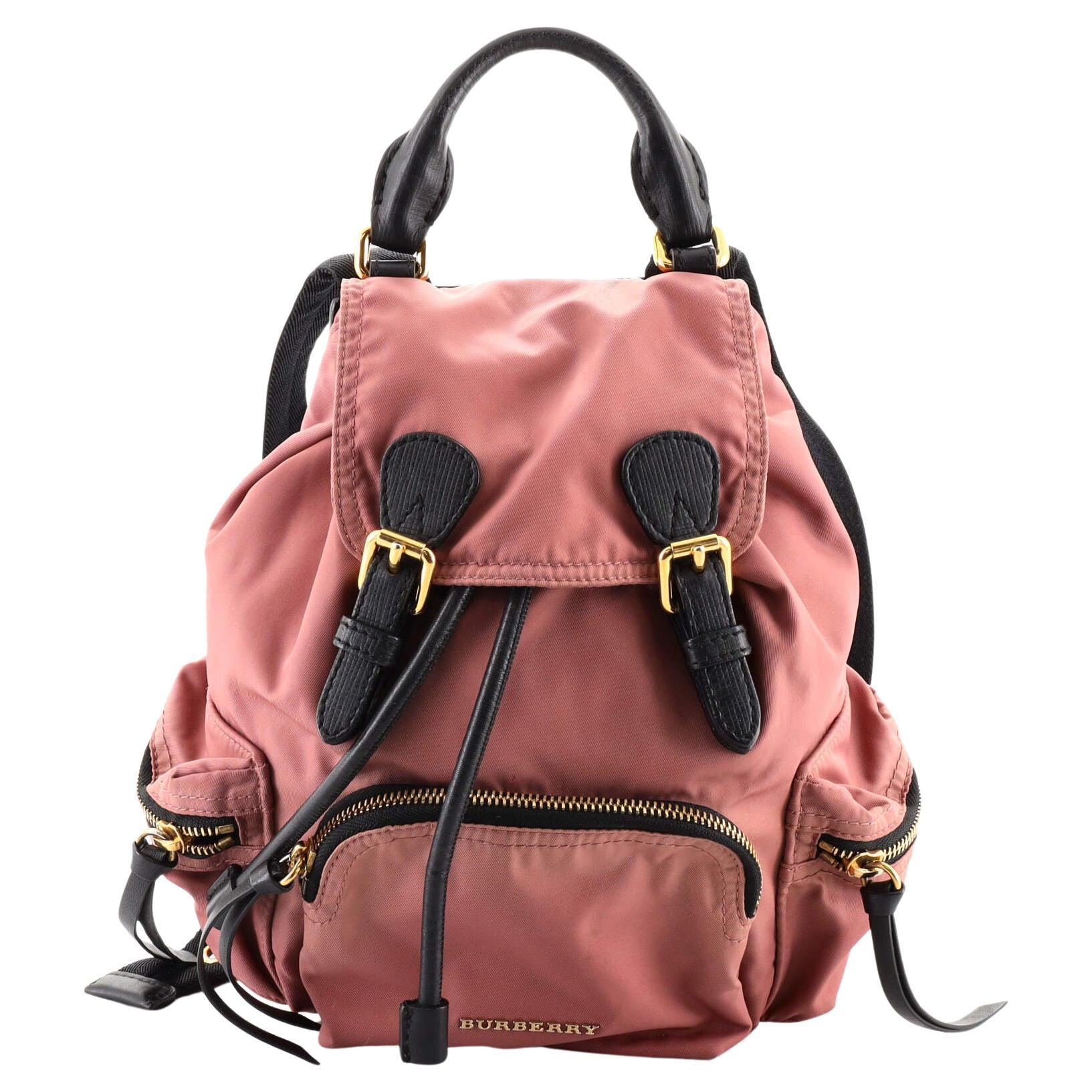 Burberry Rucksack Backpack Nylon with Leather Small at 1stDibs | burberry  backpack purse
