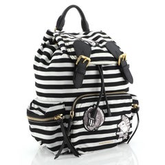 Burberry  Rucksack Backpack Printed Nylon Medium