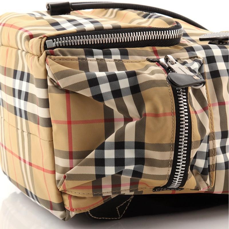 Women's or Men's Burberry Rucksack Backpack Vintage Check Nylon Medium