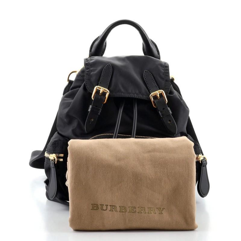 Burberry black rucksack cheap